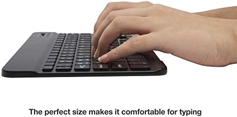 Tastatură BoxWave compatibilă cu Leapfrog LeapPad Epic Acadamy-tastatură Bluetooth SlimKeys, Tastatură portabilă cu comenzi