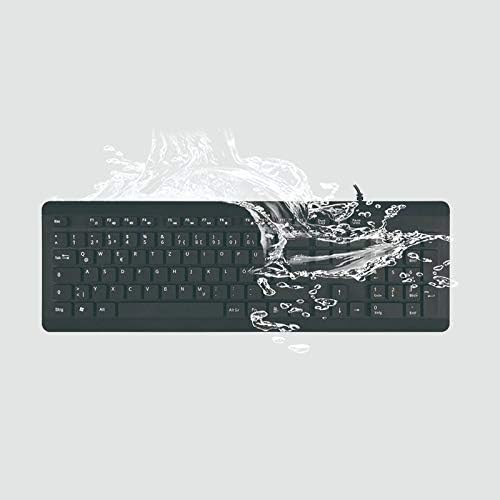 Tastatură BoxWave compatibilă cu Lenovo ThinkPad L14-tastatură USB AquaProof, tastatură USB rezistentă la apă, lavabilă, rezistentă
