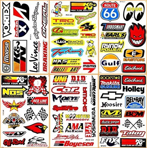 Mașini Motorsport NOS GULF HOT ROD NASCAR Drag Racing Lot 6 Decaluri grafice de vinil D6094