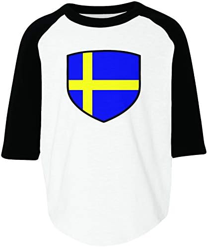 Amdesco Suedia Scut Steagul Suedez Toddler Raglan Shirt