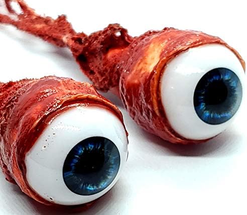 Halloween Horror Prop. Realist Viață Dimensiune acrilică a smuls perechea de globuri oculare Crystal Blue