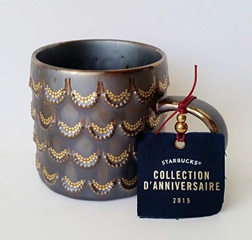 Starbucks 2015 Golden Scale Anniversary Mug, 10 FL Oz