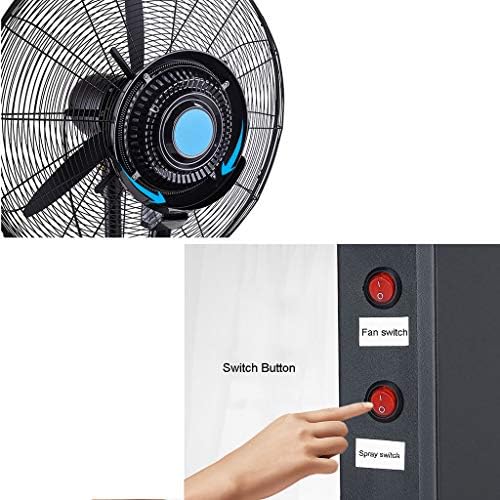 DITUDO ventilatoare industriale cu ventilatoare industriale de răcire cu apă din oțel inoxidabil cu sistemul comercial / Negru