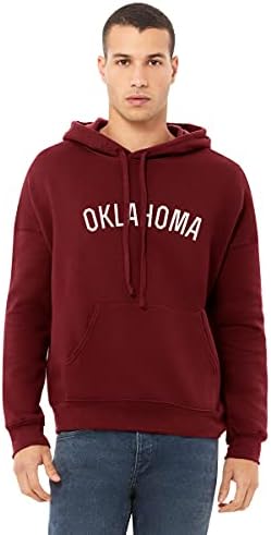 Daxton Adult Unisex Soft Pullover Pullover SUA Orașe State Confort Hoodie Fleece Hanorac