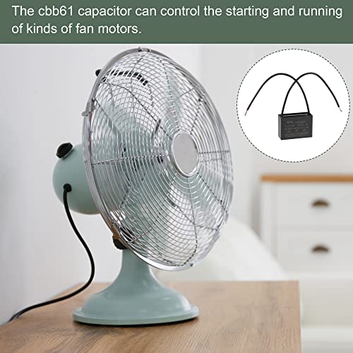 Condensator de ventilator de tavan yokive CBB61, condensator de film de polipropilenă metalizat excelent pentru fani pompează