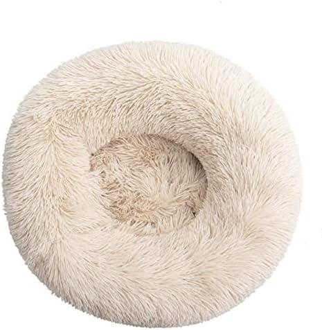 Mmyydds Plush Dog Bed House Round Color Solid Sleeping Nest Pet Pet Dog Cat pisoi Puiț Canapea de pernă caldă