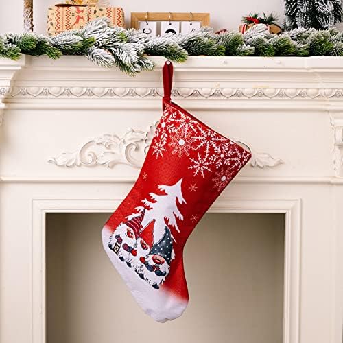Ciorapi mari șosete cu bomboane decorațiuni de Crăciun pentru vacanță pentru petreceri de Crăciun decorațiuni șemineu Ghirland