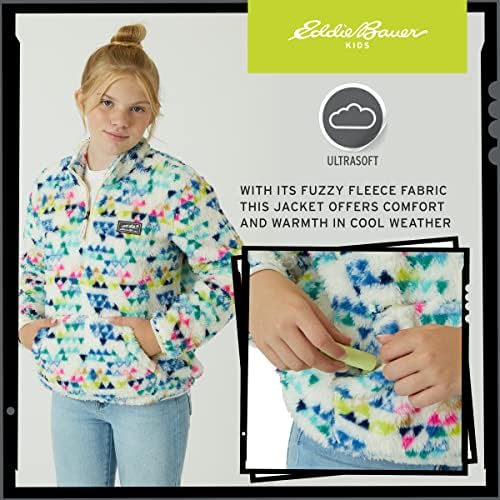 Jacheta pentru copii Eddie Bauer - 2 pachet Ultra Soft Sherpa Fleece Hanorac pentru băieți și fete