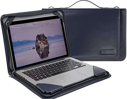 Carcasă Messenger Laptop Blue din piele Blue - compatibilă cu Asus Zenbook Flip 14 UX463FL