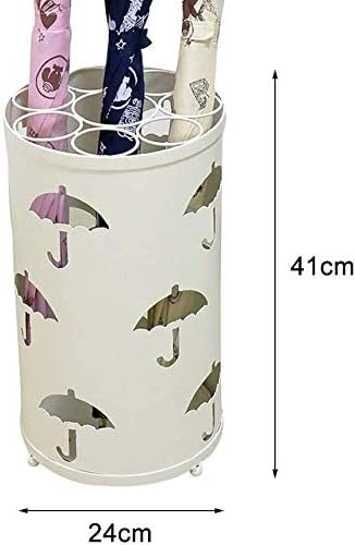 Umbrella Umbrella Muteiki este suportară creativă din piele, suport pentru suport pentru metal, cu cârlig și scurgere pentru