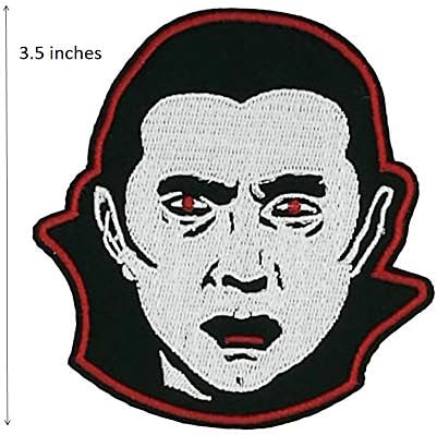 3,5 Count Dracula brodat Fier pe cusut pe plasture vampir monster Munsters Bela Lugosi