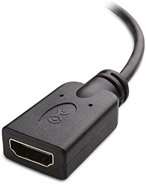 Cablul contează cu 2 pachete Micro HDMI la HDMI Adaptor de 6 inci cu 4K și HDR suport pentru Raspberry PI 4 și multe altele
