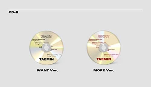 K-pop shinee taemin al 2-lea mini album [Want] More ver. CD+broșură+Photocard+Stand Paper sigilat