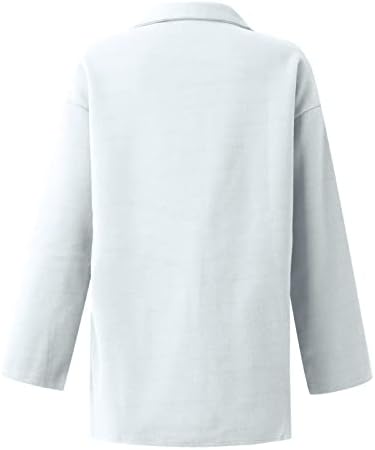 Cardigan de bază Open Yoga Ziua Mamei Cardigan Cardigan cu mânecă lungă confortabilă confortabilă Color Solid Colorless Buttons