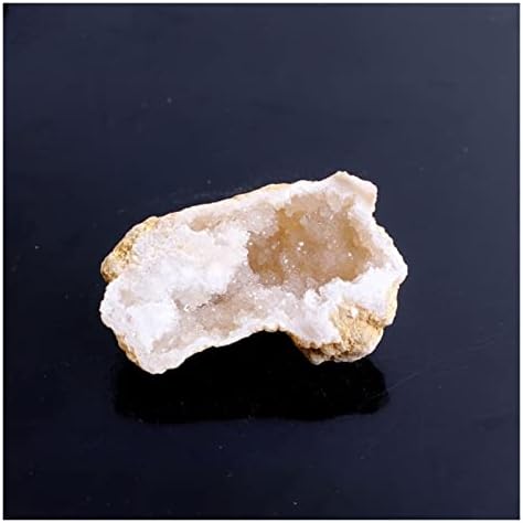 SEEWOODE AG216 1 buc Natural alb agat dur cristal Geode un mineral lustruit neregulate Geode cuarț Gemstone Specimen Home Decor