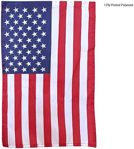 Baylor Bu Bears Garden Flag cu stele și dungi din SUA și set de suport pentru steaguri din SUA