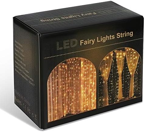 Lumini de coarde de perdea Yzixnuy, perdea ușoară cu 360 LED, 11.8ftx9.8ft, 8 mod cu lumini de la distanță, de zână pentru