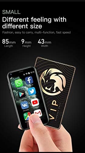 Super Mini Smartphone, SOYES XS11 Telefon deblocat 3G WCDMA Android Telefon mobil de 2,5 Ecran tactil 1 GB RAM 8 GB ROM DUAL