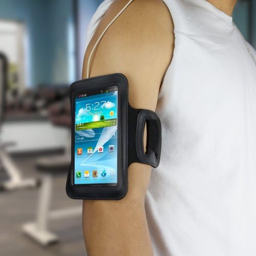 Carcasă Boxwave compatibilă cu Samsung Galaxy J6 - Sports Armband, Armand reglabil pentru antrenament și alergare pentru Samsung