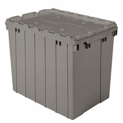 Containere de capac atașat akrobin 17 galon, 21-1/2 x 15 x 17 gri