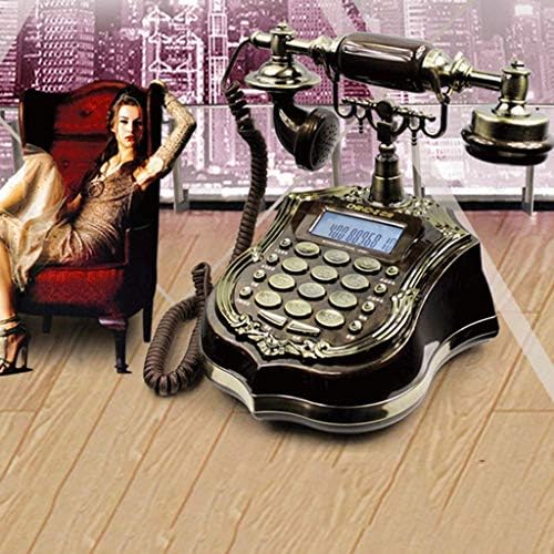 XJJZS Telefon - Retro vintage antic rotativ buton rotat