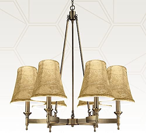 Royal Designs, Inc. True Bell Lampa Shade With Flame Clip, Mouton, 3 x 6 x 6.25