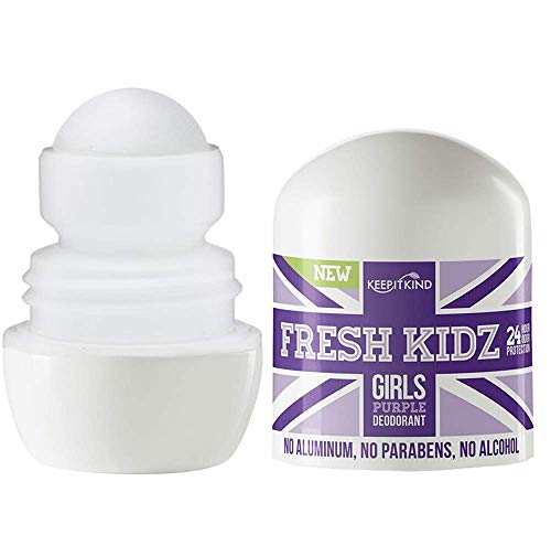 Păstrați-l kind proaspete Kidz rola naturale pe Deodorant 24 protecție oră pentru copii &Teens - fete Violet 1.86 fl.oz.