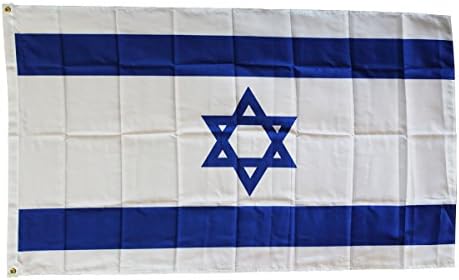 Flagline Israel - 3 'x 5' Dura -Polytm Polyester World Blag