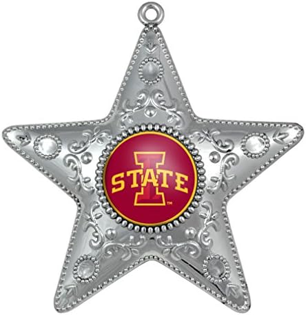 Topperscot de Boelter Brands NCAA Silver Star Ornament