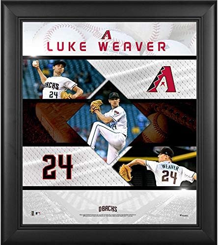 Luke Weaver Arizona Diamondbacks încadrat 15 x 17 Stitch Stars Collage - Placi și colaje pentru jucători MLB