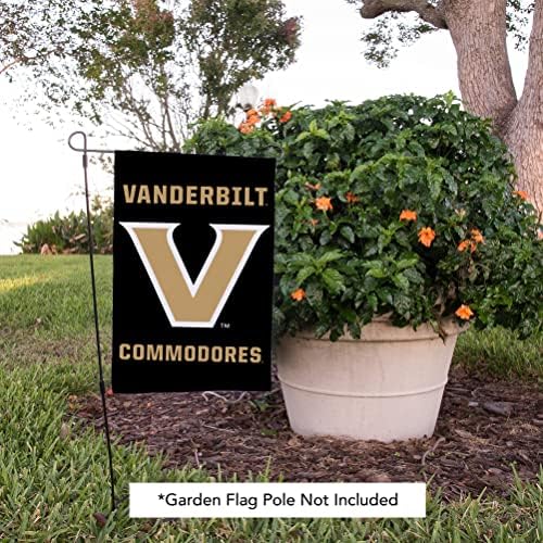 Vanderbilt University Garden Flag Commodores Vu Banner poliester