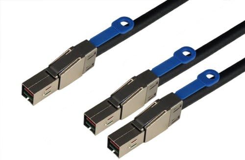 Cabluri de stocare a datelor, P/N C5555x2-5m: HD Mini SAS - HD Mini SAS X 2, 5M, 26AWG [Electronică]