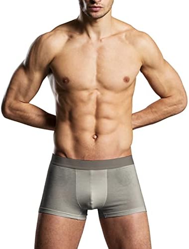 BMisegm pentru bărbați pentru bărbați boxeri de dimensiuni solide pentru bărbați lenjerie mare talie de culoare elastică confortabilă mare și înaltă pentru a