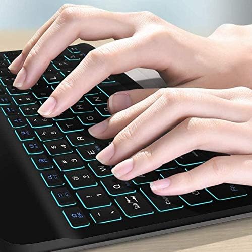 Tastatură BoxWave compatibilă cu Acer Chromebook Tab 510-tastatură Bluetooth SlimKeys - cu iluminare din spate, Tastatură portabilă