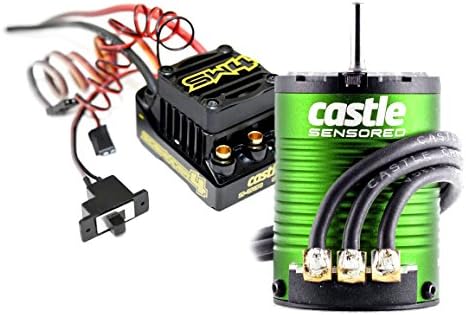CASTLE Creații Sidewinder 4 senzor fără senzori și 1410 3800KV Motor fără perie Upgrade pentru 1/10 Vehicule RC Ediție SCT,