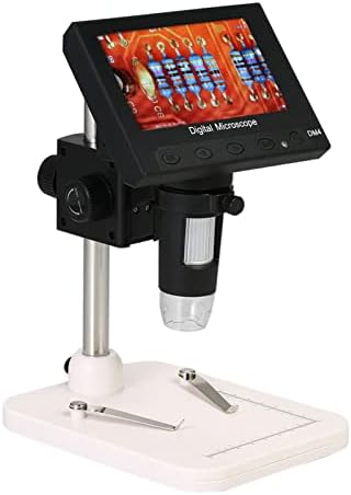 Microscop Digital Huiop, mărire 1000X afișaj LCD de 4,3 inci microscop portabil 720p lupă digitală LED cu suport pentru instrumentul